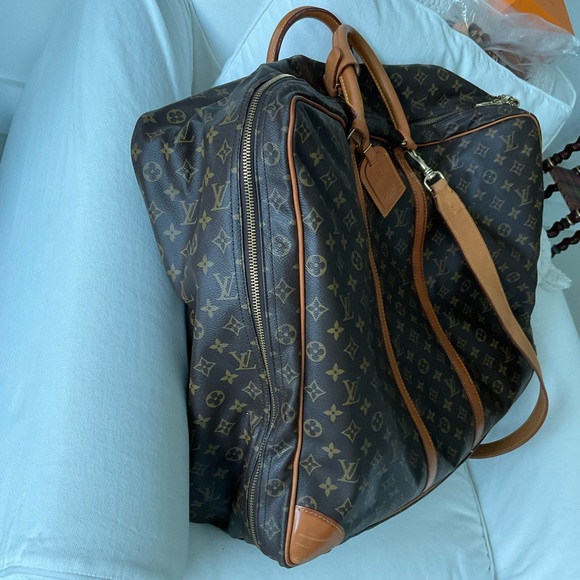 Louis Vuitton Sirius 70 Monogram Canvas Travel Luggage w Strap, Lock & Keys - Picture 5 of 16